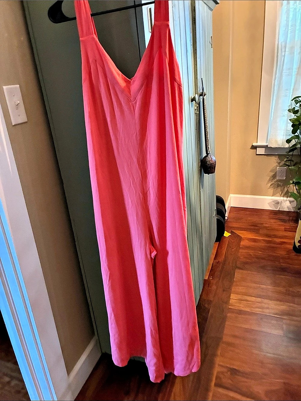 AnyBody soft overall/ jumpsuit in coral Size Medium Like New